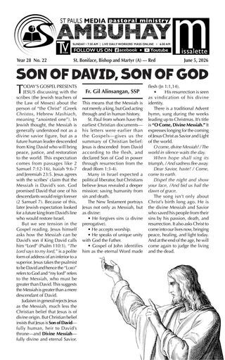5 June 2026 •  St. Boniface